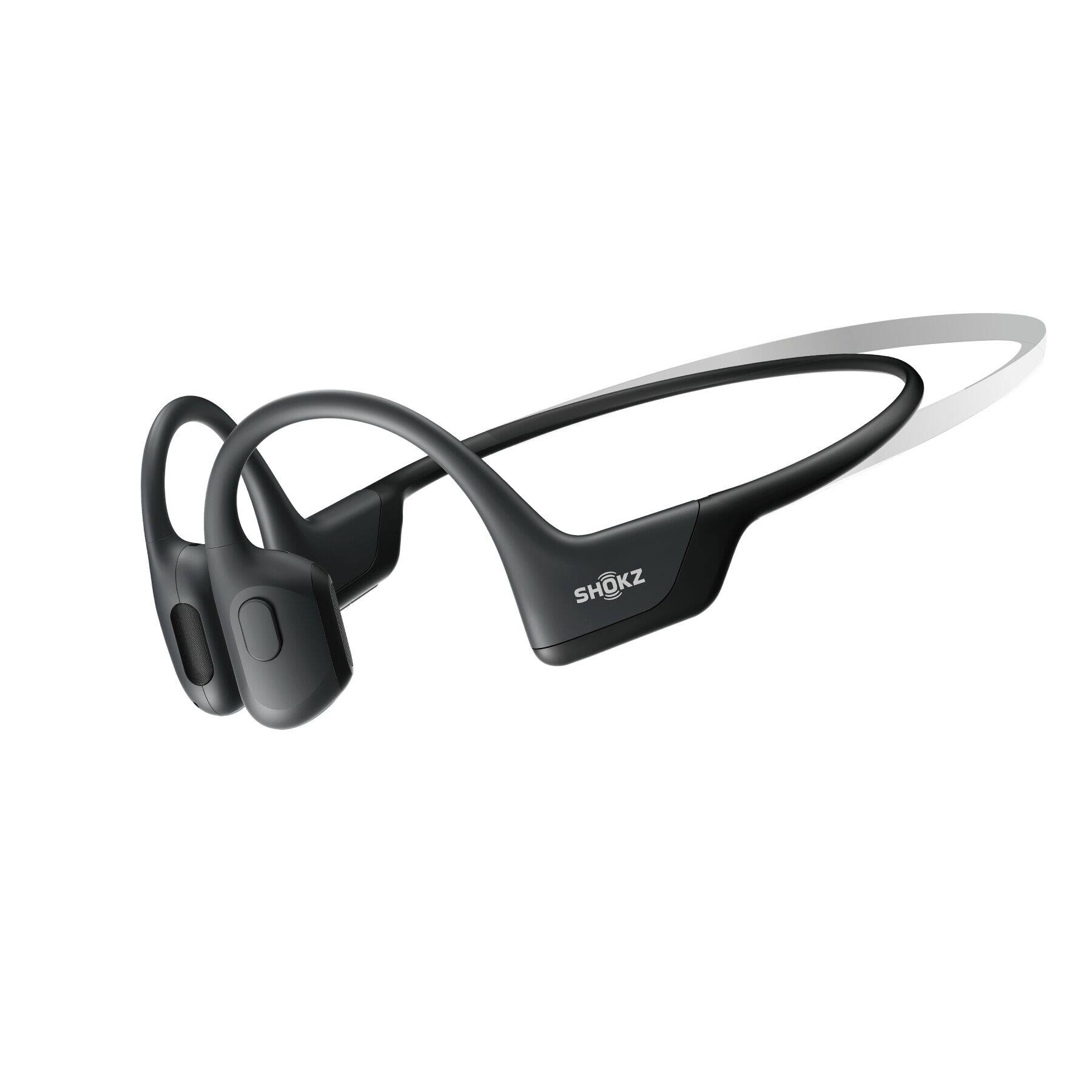 Shokz OpenRun Bone Conduction Open-Ear Endurance Headphones Black 