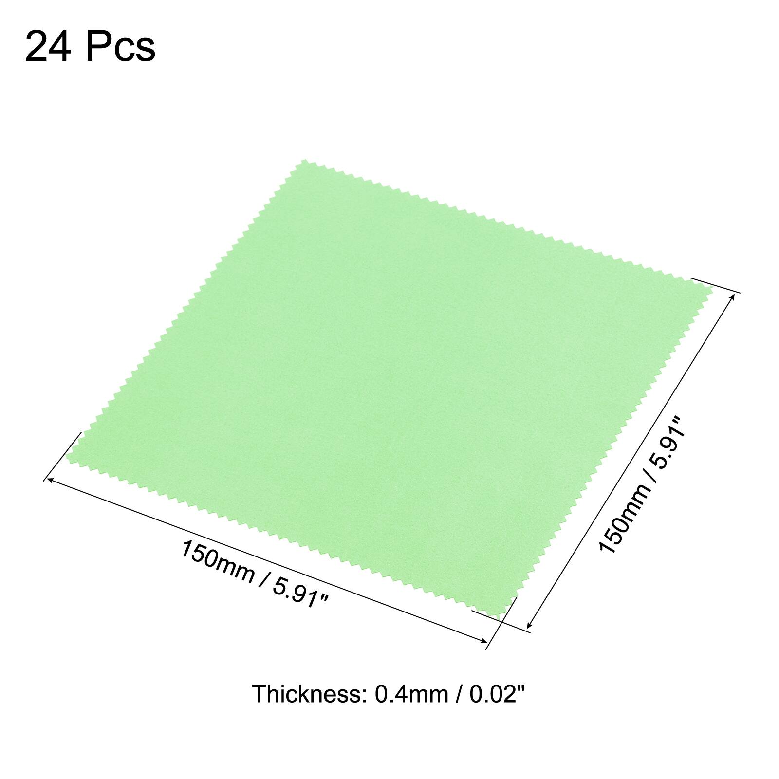 24 Pcs  
150mm / 5.91"  
Thickness: 0.4mm / 0.02"