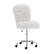Alt View 13. Linon Home Décor - Larabee Plush Faux Fur Adjustable Office Chair With Chrome Base - White.