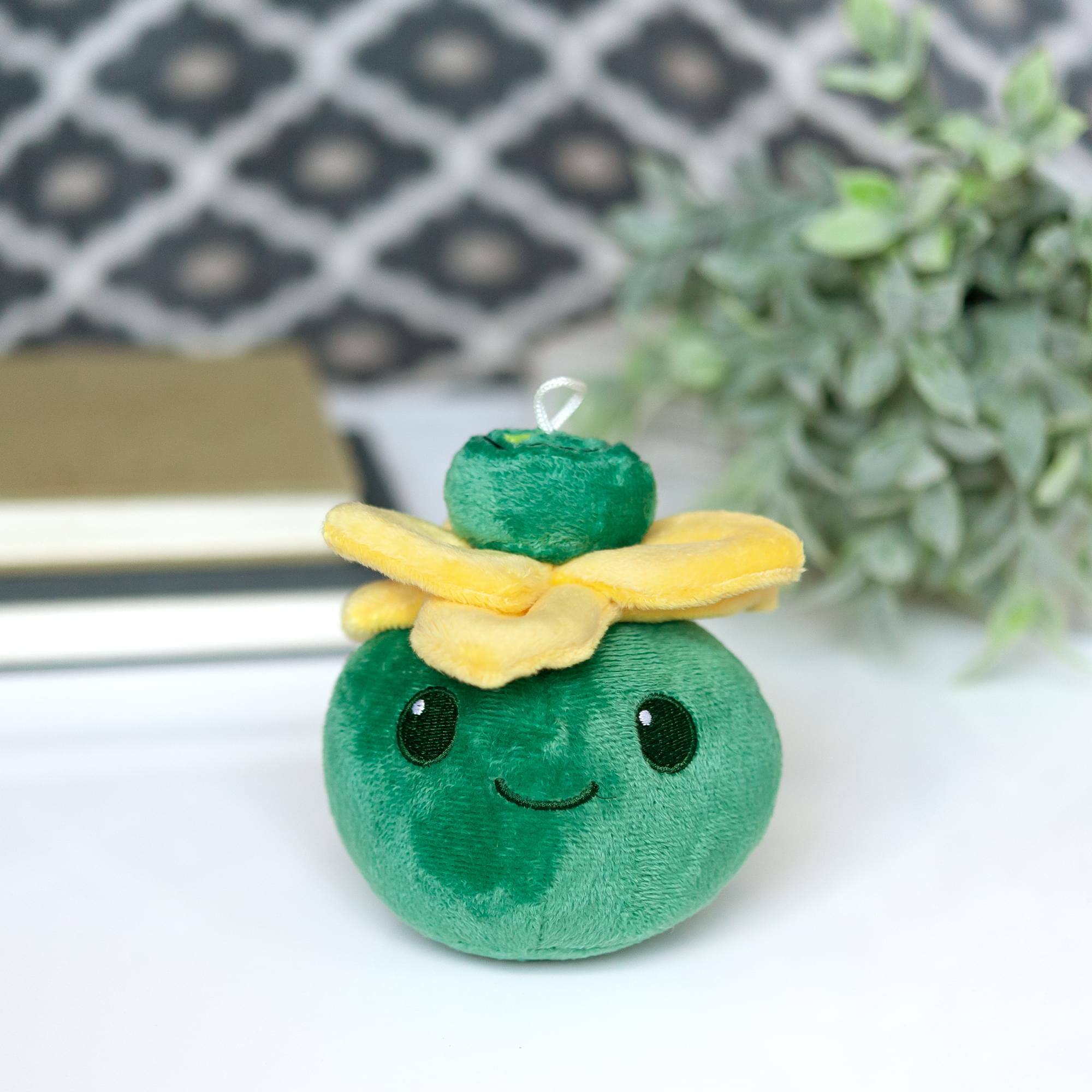 Alt View 4. Imaginary People - Slime Rancher Tangle Slime Plush Collectible | Soft Plush Doll | 4-Inch Tall - Green.