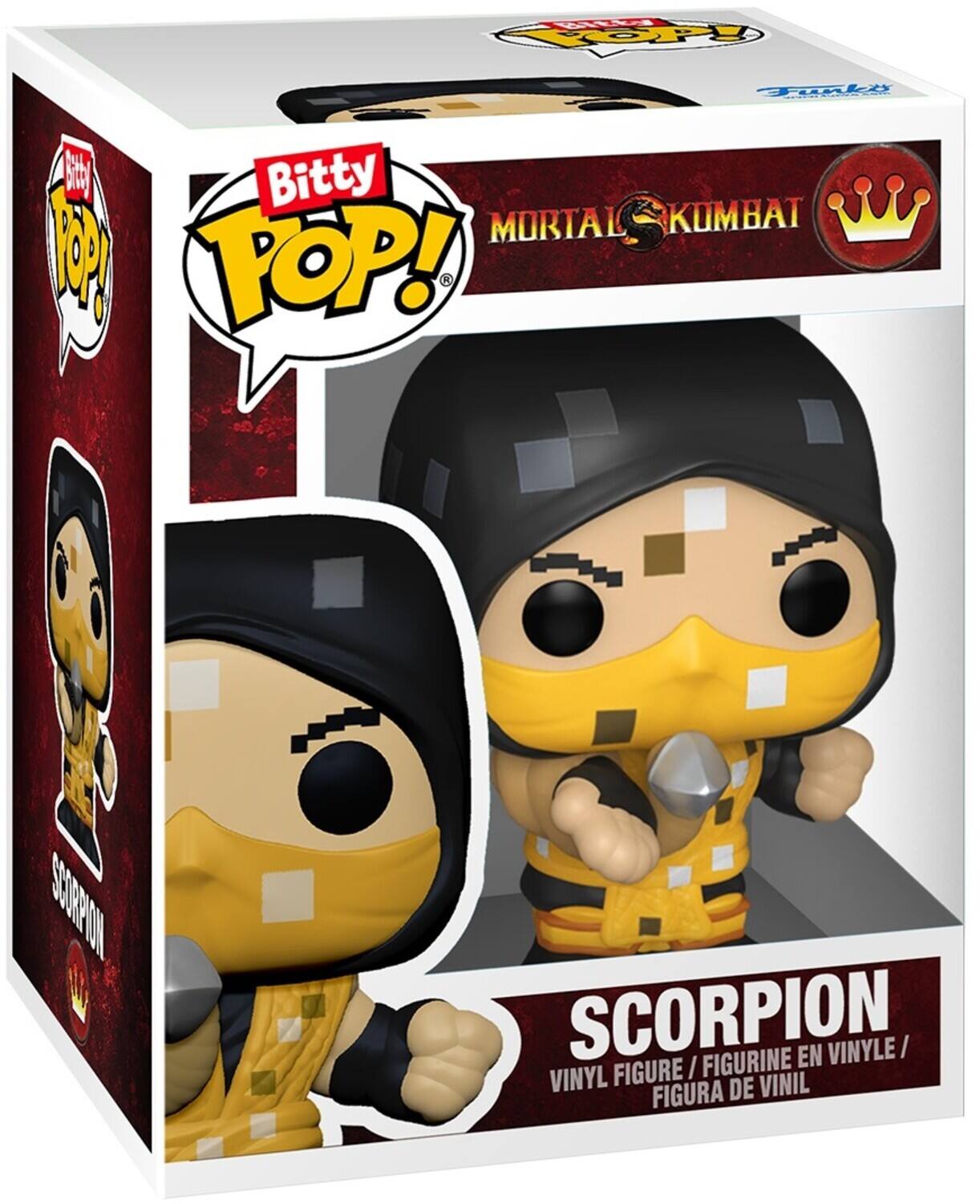 Bitty Pop! Mortal Kombat Scorpion Vinyl Figure / Figurine en Vinyle / Figura de Vinil