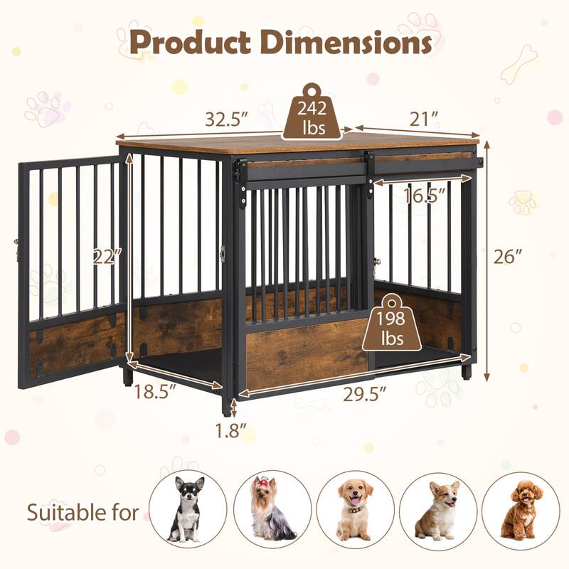 Product Dimensions  
32.5"  
242 lbs  
21"  
16.5"  
22"  
26"  
198 lbs  
18.5"  
29.5"  
1.8"  

Suitable for