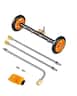 VEVOR - 16" Pressure Washer Undercarriage Cleaner, Stainless Steel Surface Cleaner for Pressure Washer, 4000 Max PSI - Black + Orange