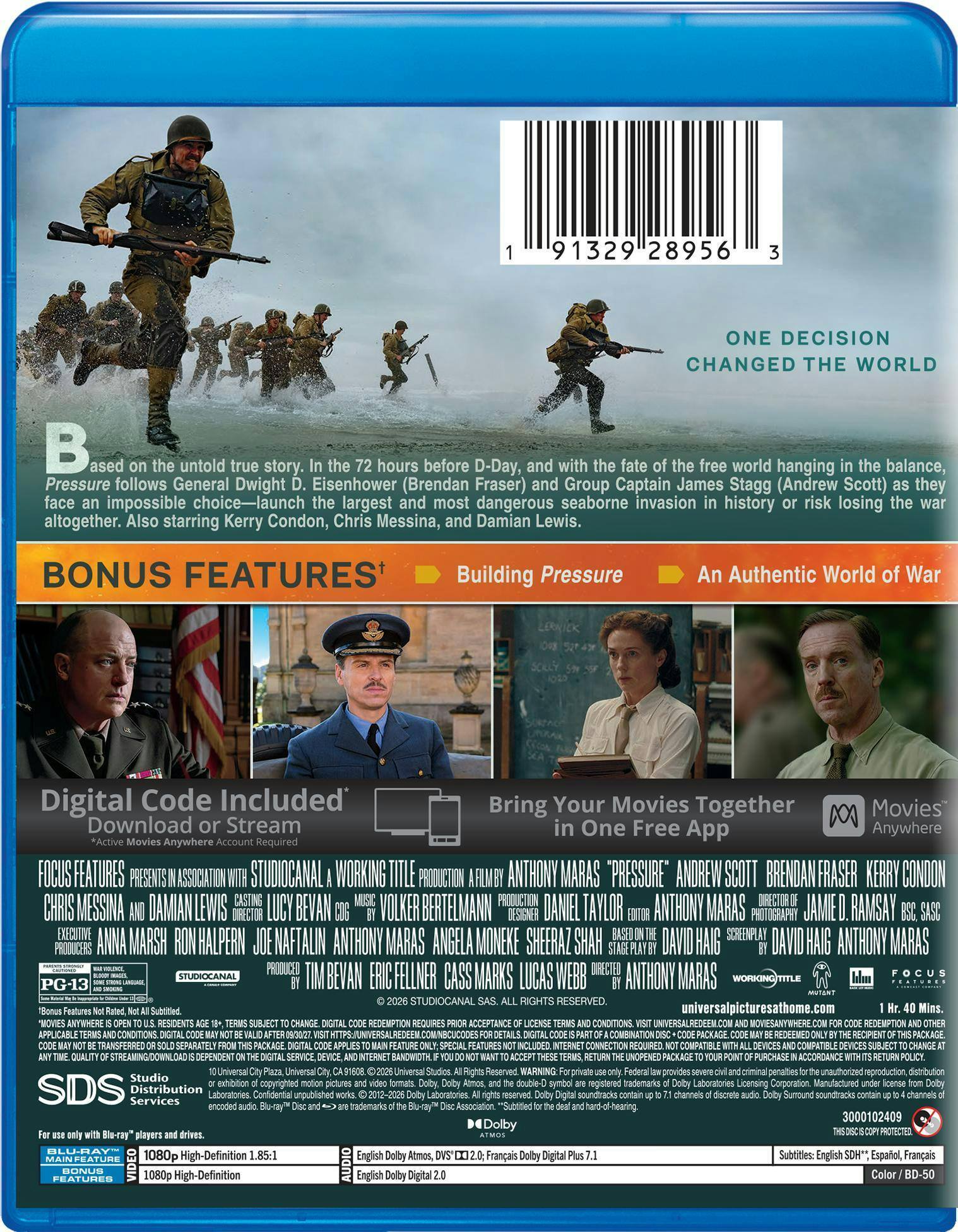 Back. Pressure (Blu-ray + Digital) [Blu-ray].