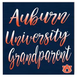 Jardine - Auburn Tigers 10'' x 10'' Grandparent Plaque - Blue