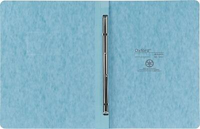Alt View 1. Oxford - PressGuard Embossed Report Cover with Fastener, Letter Size - Light Blue.