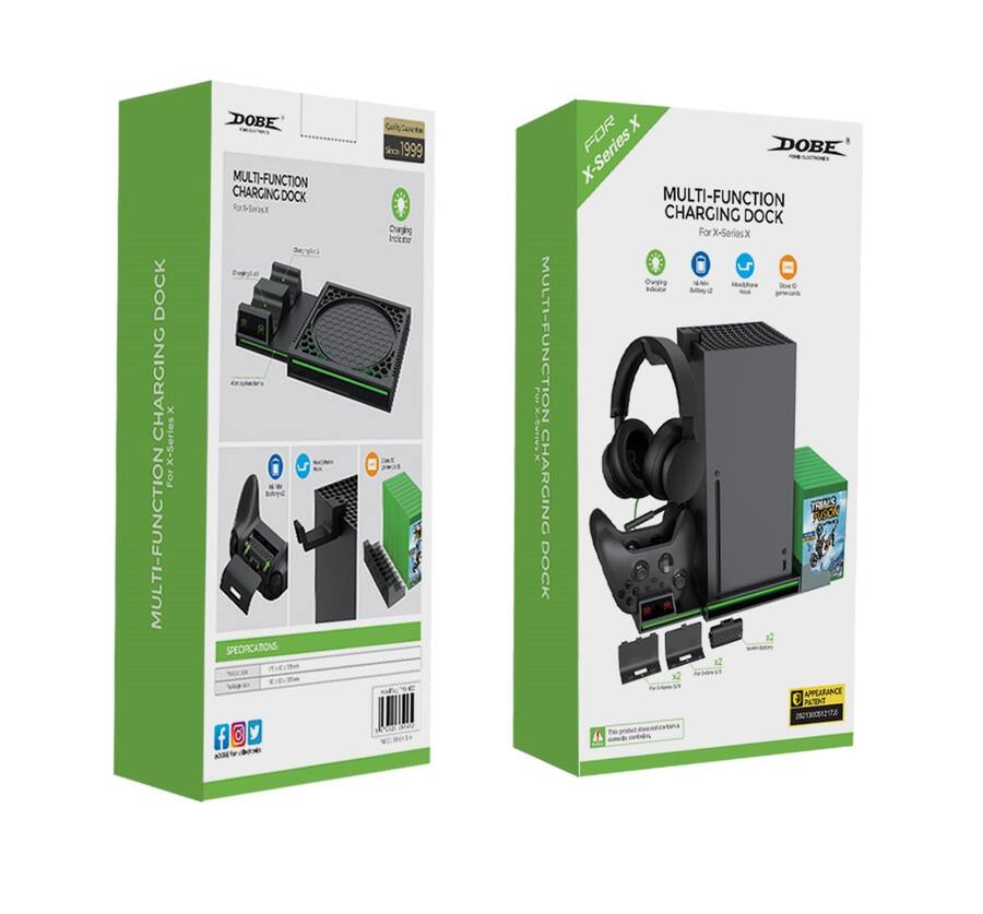 Dobe Xbox Series X TYX 1622 Organizer Charging Dock for Controllers ...