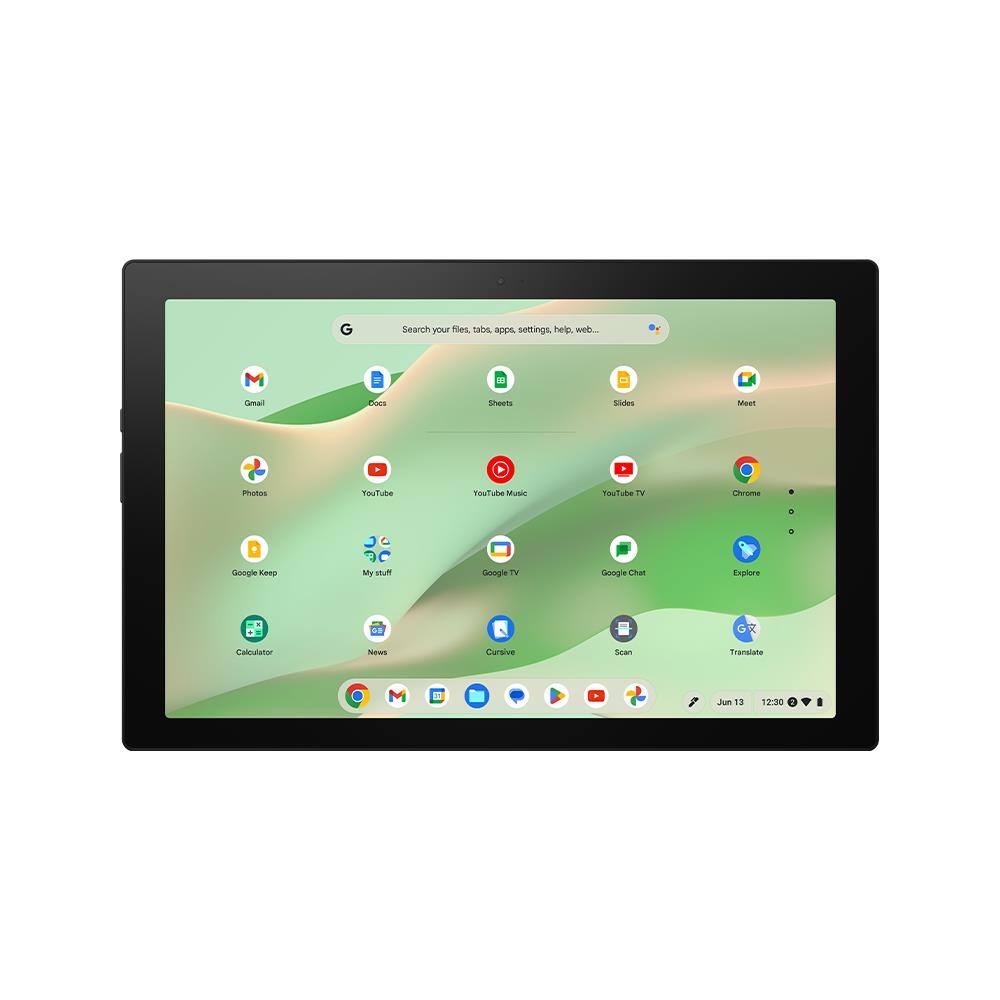 Search your files, apps, settings, help, web...  
Gmail  
Docs  
Sheets  
Slides  
Meet  
Photos  
YouTube  
YouTube Music  
YouTube TV  
Chrome  
Google Keep  
My stuff  
Google TV  
Google Chat  
Explore  
Calculator  
News  
Cursive  
Translate  

Jun 13 12:30