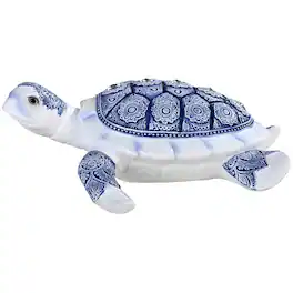 FC Design - 7"W Sea Turtle Figurine Statue Desk Tabletop Home Decor Gift - Multi-Color