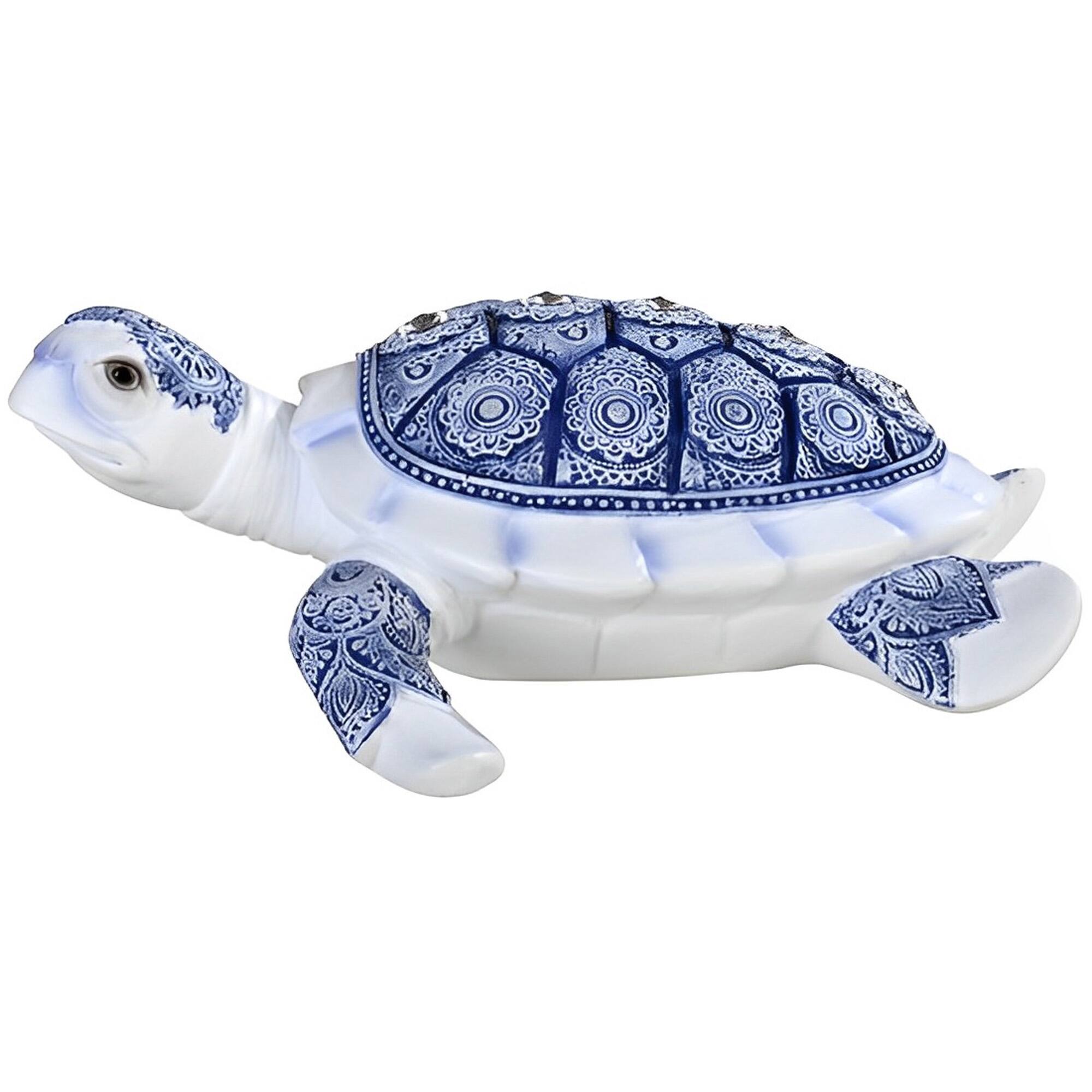 Front. FC Design - FC Design 7"W Sea Turtle Figurine Statue Desk Tabletop Home Decor Gift - Multi-Color.