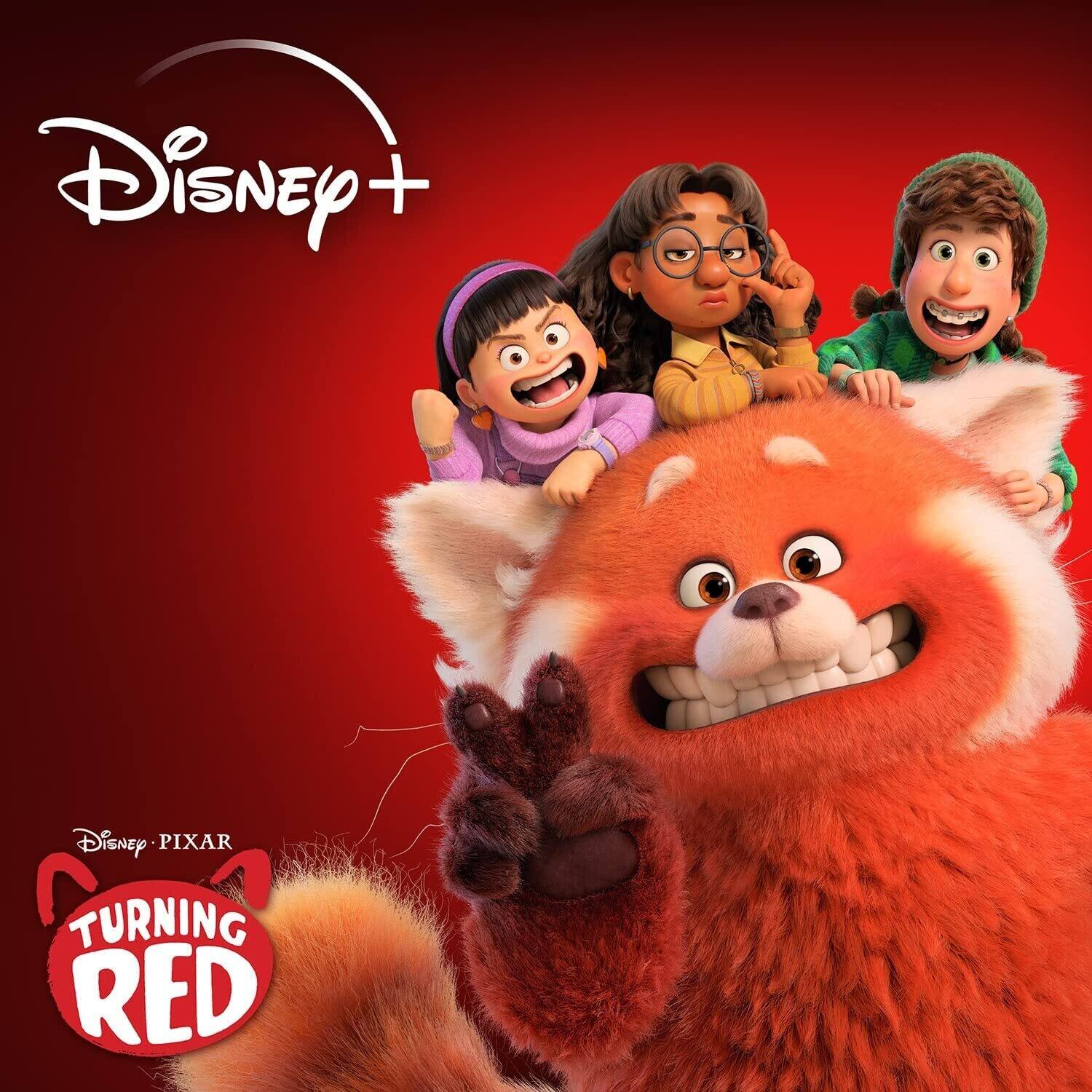 Disney+  
Disney PIXAR  
TURNING RED