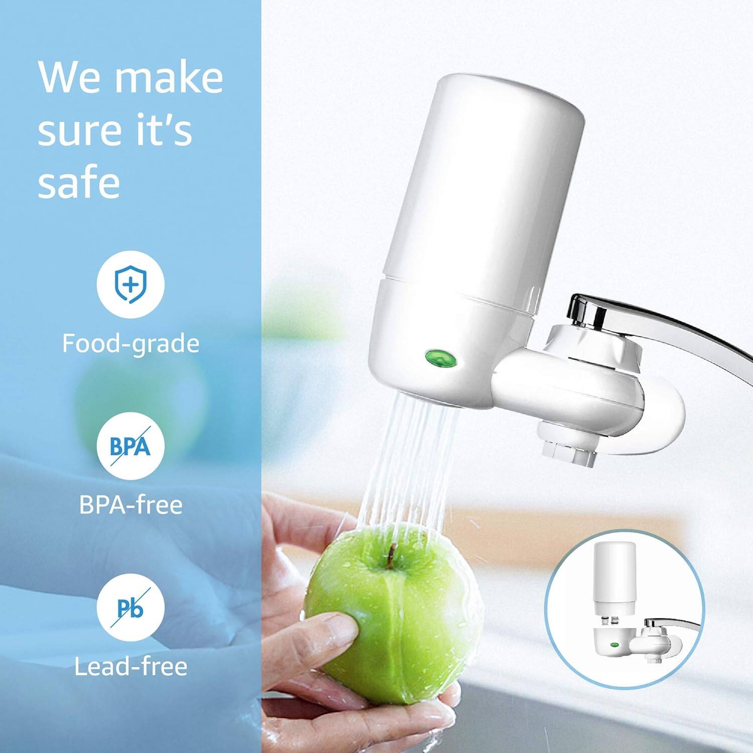 We make sure it's safe

- Food-grade
- BPA-free
- Lead-free