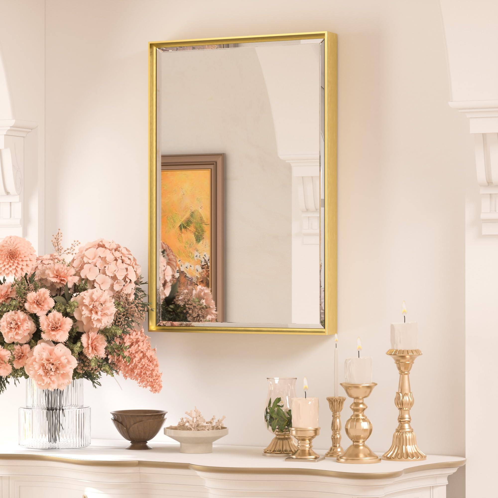 Brushed Gold 24"L x 16"W