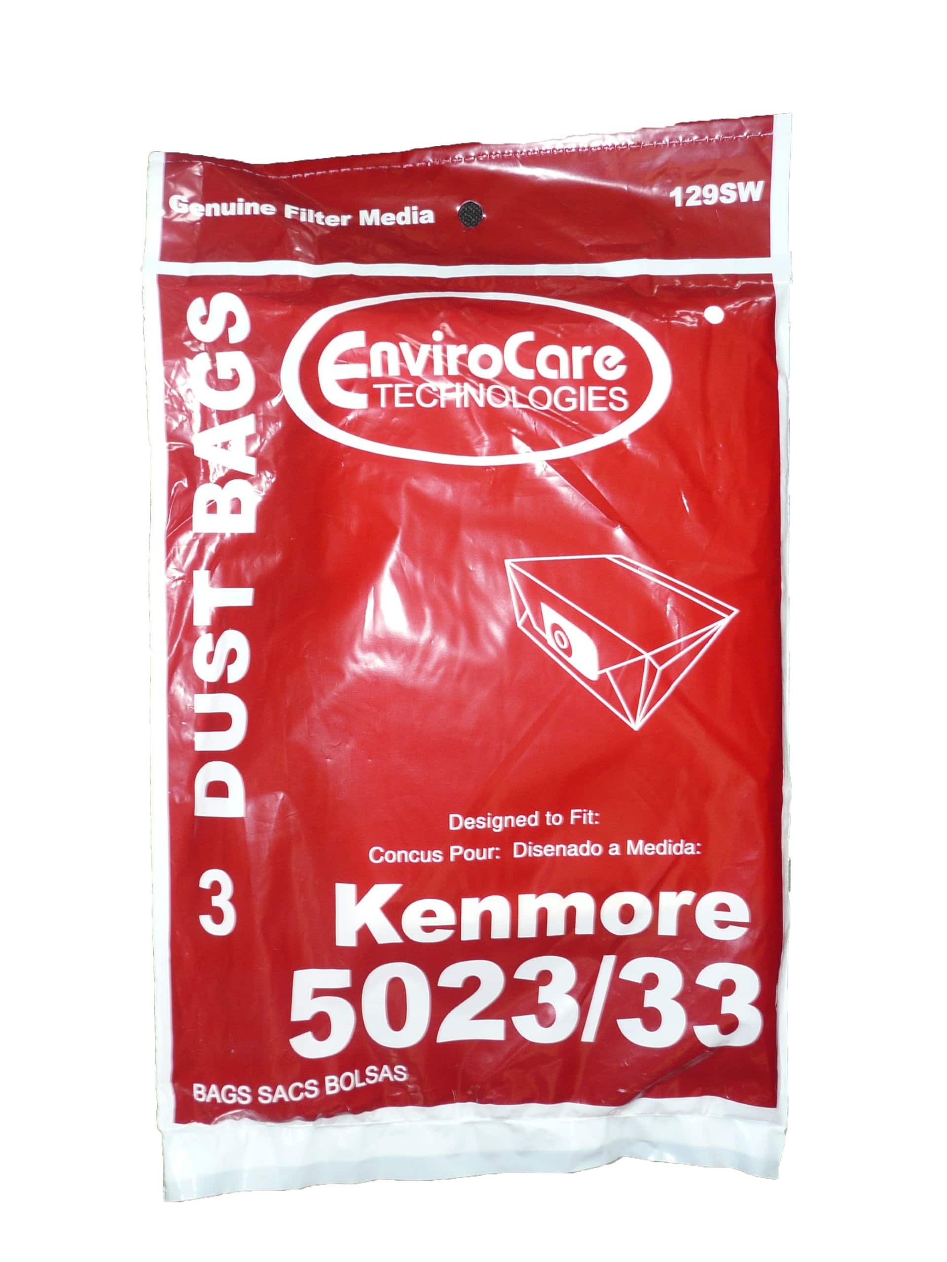 EnviroCare - Vacuum Bags for Vacuum Part #129SW 18 Pack