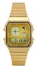 CASIO ILLUMINATOR ADJUST MODE "LIGHT MON 5-3 ALARM CHRONO SEARCH 9:1438 9:14 38. DST ALM SIG MUTE WATER WR RESIST