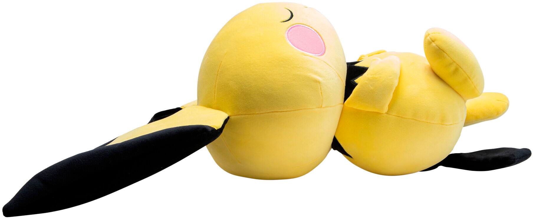 Left. Jazwares - Pokémon 18" Premium Plush - Sleeping Pose - Pichu.