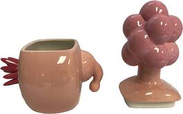 Toynk - Rick and Morty Plumbus 12 Inch Ceramic Cookie Jar - Pink