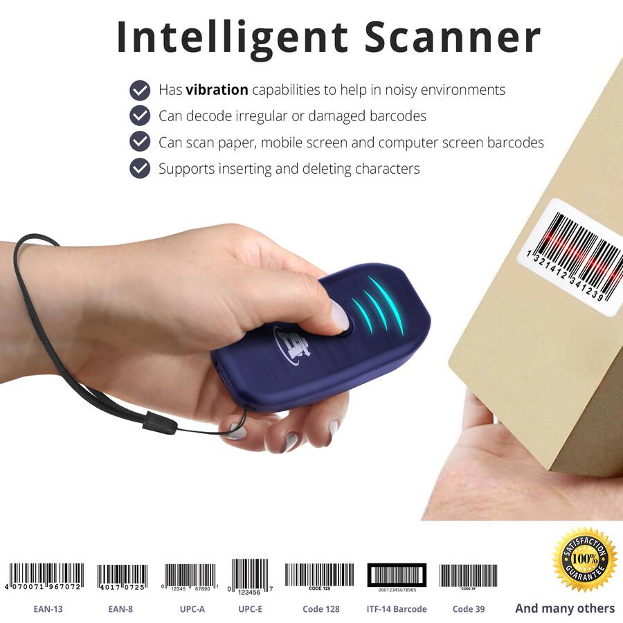 Intelligent Scanner ScanAvenger SA1000 1D Wireless Barcode Scanner Bluetooth, Wi Fi, USB ...