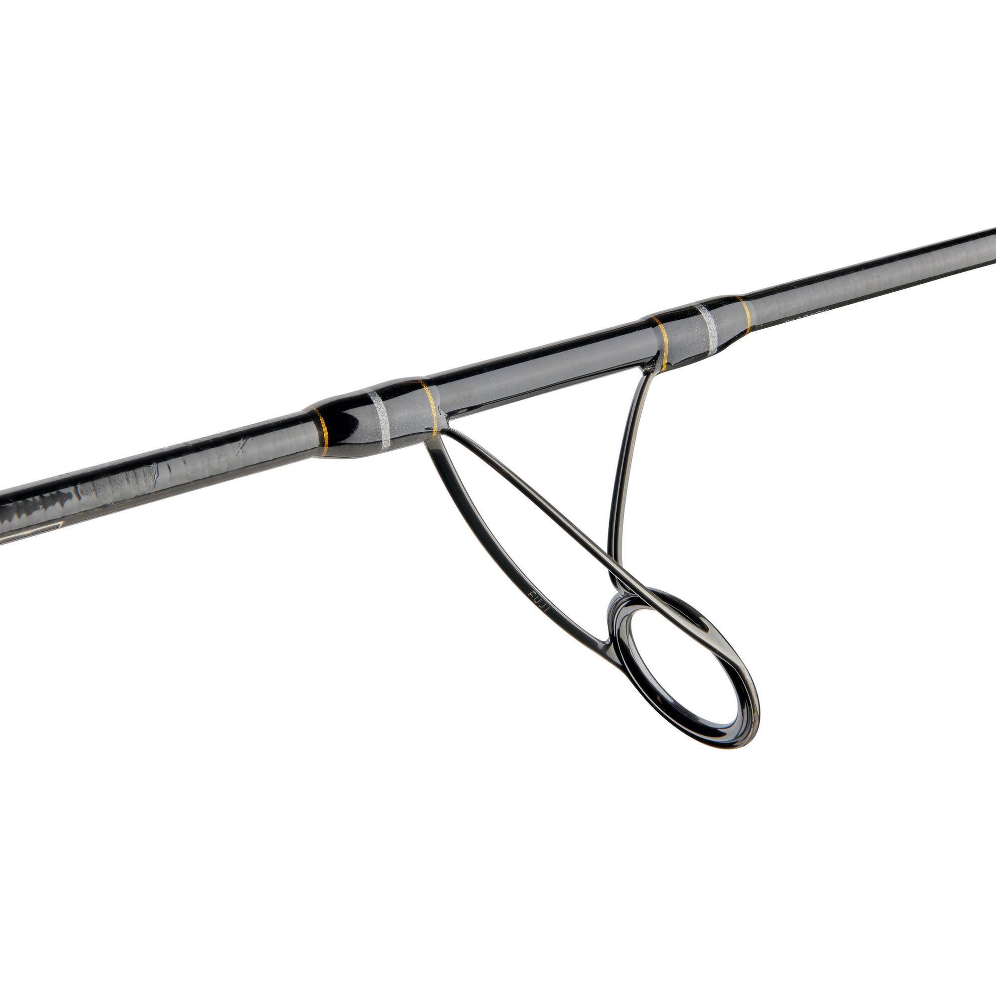 Alt View 7. PENN - Penn Carnage III Surf Conventional Spinning Fishing Rod 9’, up to 30 Lbs, Black - black.