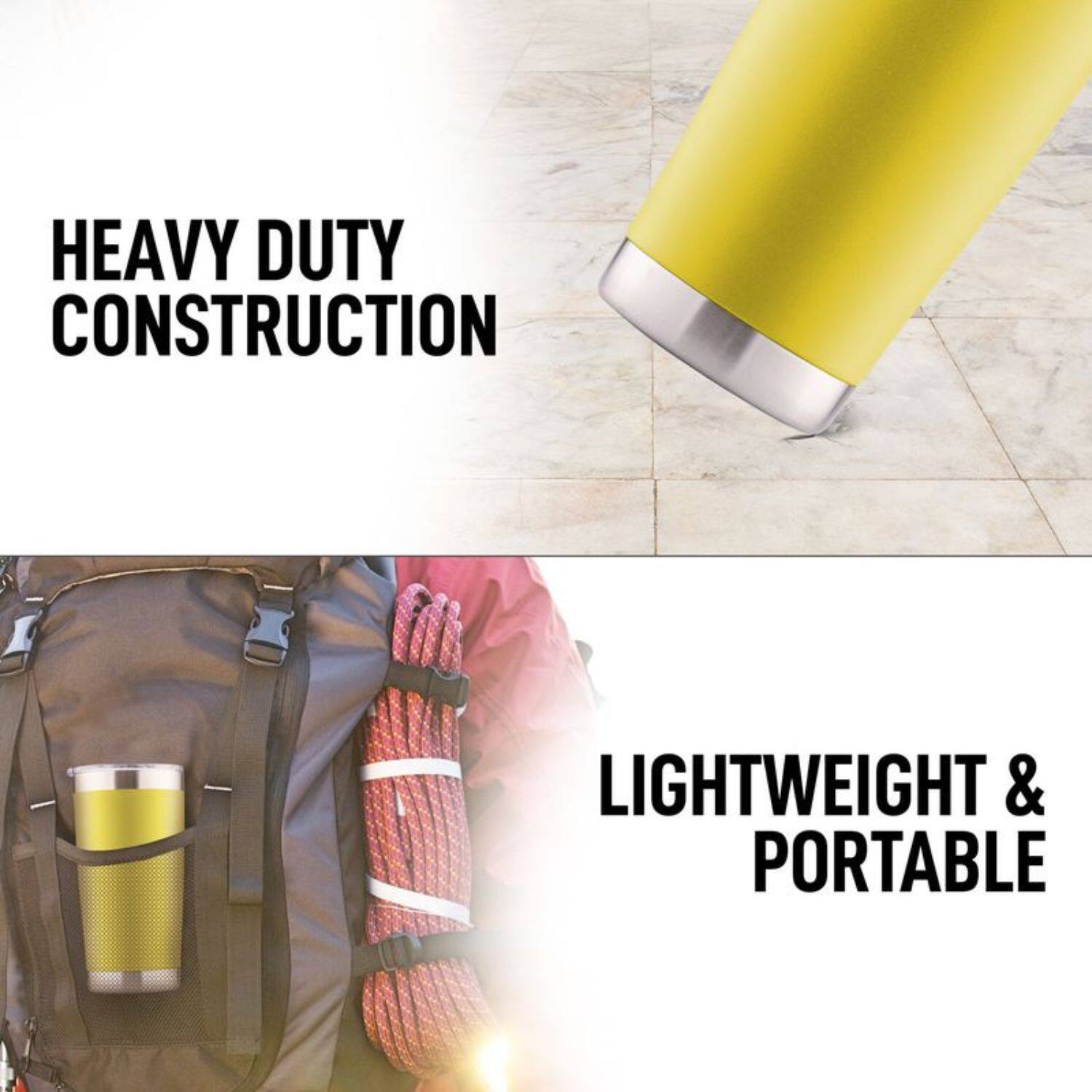 HEAVY DUTY CONSTRUCTION

LIGHTWEIGHT & PORTABLE