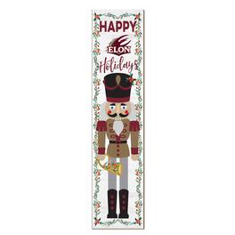 Jardine - Elon Phoenix 11" x 46" Nutcracker Holiday Leaner Sign - White