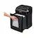 Alt View 3. Fellowes - Powershred 12C 12-Sheet Cross-Cut Personal Shredder - Black.