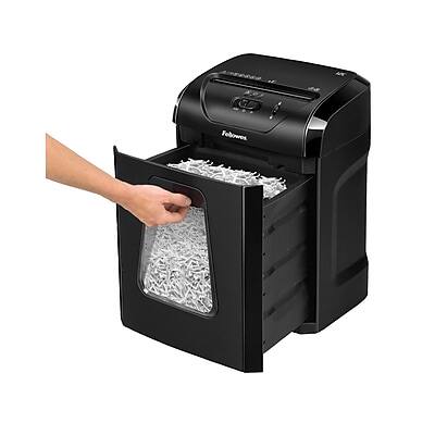 Alt View 3. Fellowes - Powershred 12C 12-Sheet Cross-Cut Personal Shredder - Black.