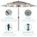 UV Protection
Fabric shade made from quality polyester to diffuse sunlight
Durable
Powder-coated steel withstands wear over time
Built-In Crank
Pully-assisted crank opens and closes the umbrella
Push-Button Tilt
Freely adjust the angle with a locking tilt joint