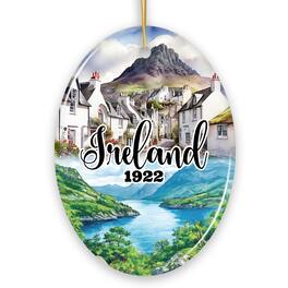 OrnamentallyYou - Picturesque Ireland Cultural Christmas Ornament, Cliffs of Moher Irish Landmarks - Multi-colored