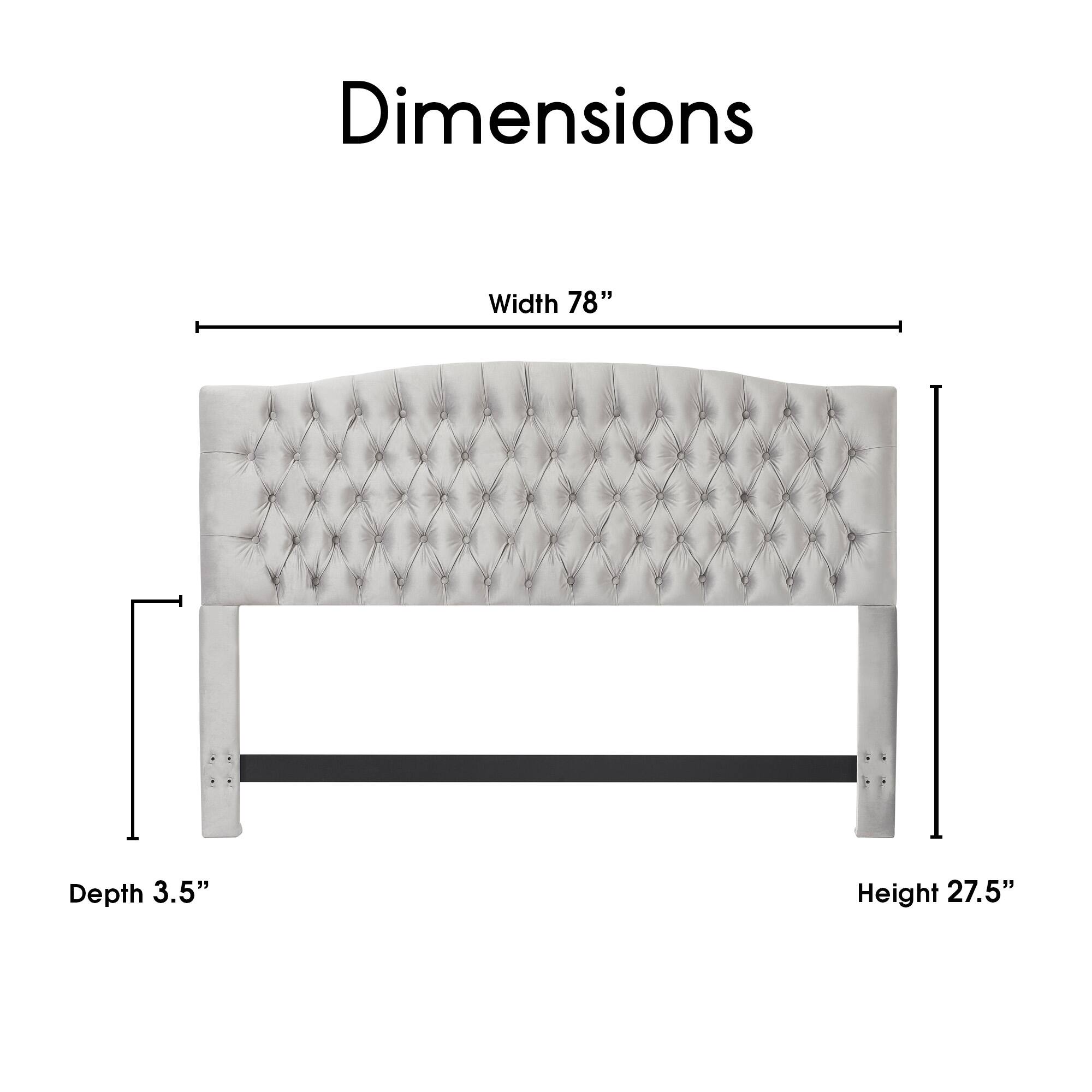 Dimensions: Width 78", Depth 3.5", Height 27.5"
