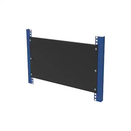 Front. RackSolutions - RackSolutions 6U Blanking Panel - Black.