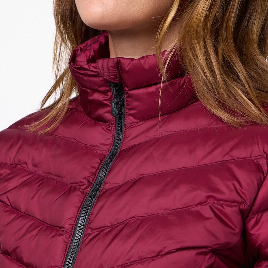 Alt View 7. Mobile Warming - Women's Backcountry Xtera Heated Jacket - Burgundy.