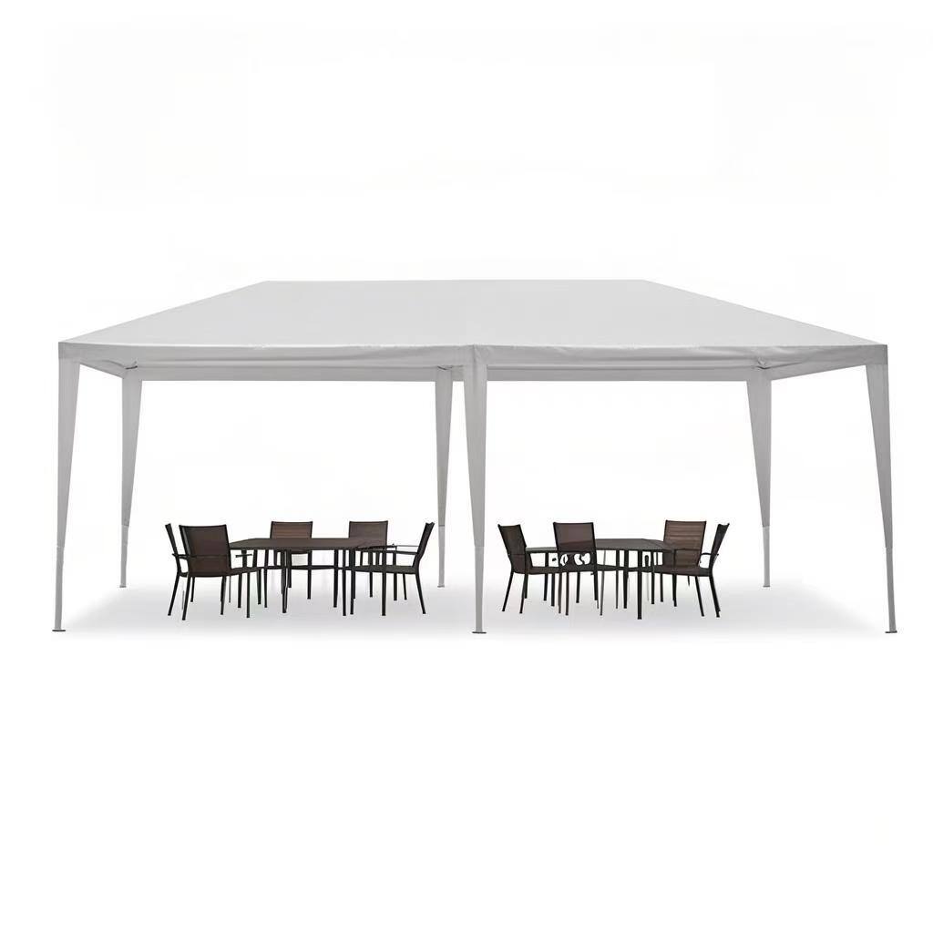 Angle. Mondawe - 10x20 FT Outdoor Garden Gazebo Wedding Party Tent Canopy Marquee without Sidewalls - White.