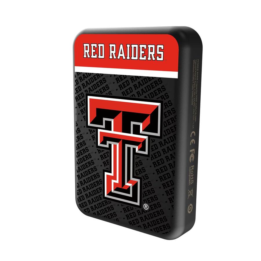 Keyscaper Texas Tech Red Raiders Endzone Plus Wireless Power Bank ...