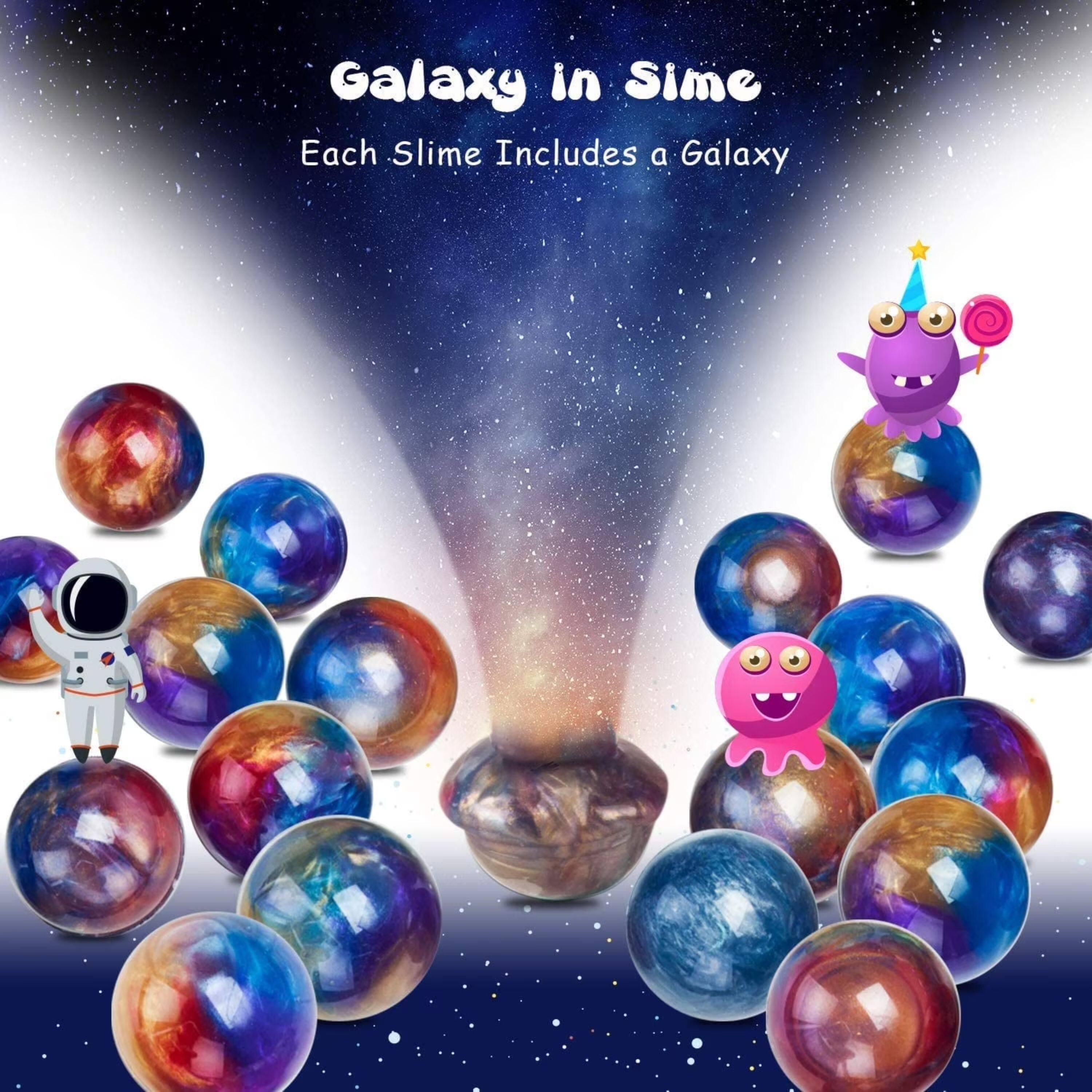 Galaxy in Slime  
Each Slime Includes a Galaxy