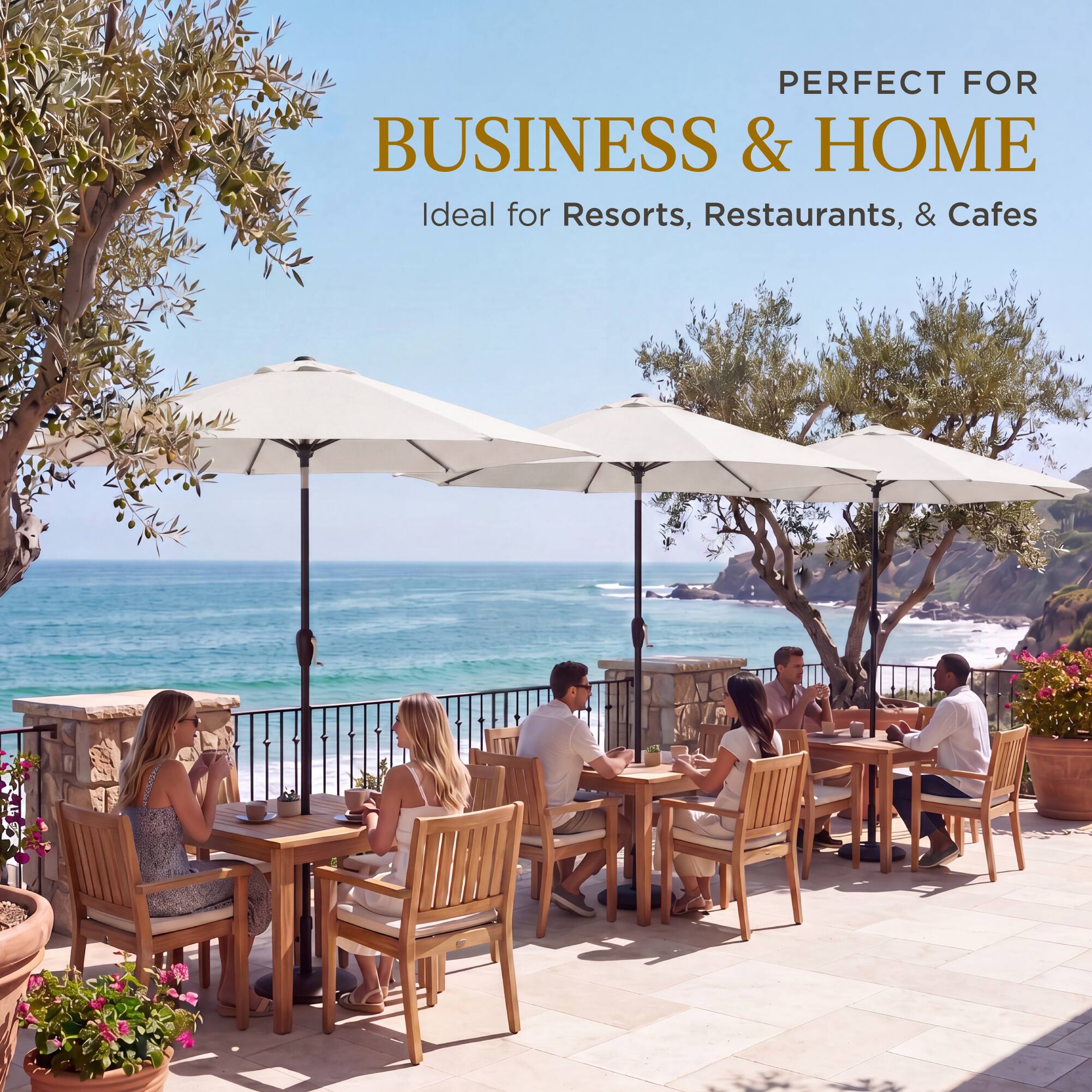 PERFECT FOR BUSINESS & HOME  
Ideal for Resorts, Restaurants, & Cafes