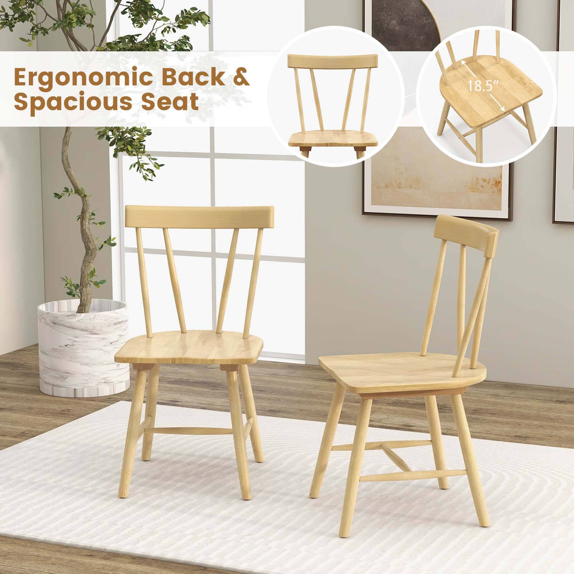 Ergonomic Back & Spacious Seat 18.5"