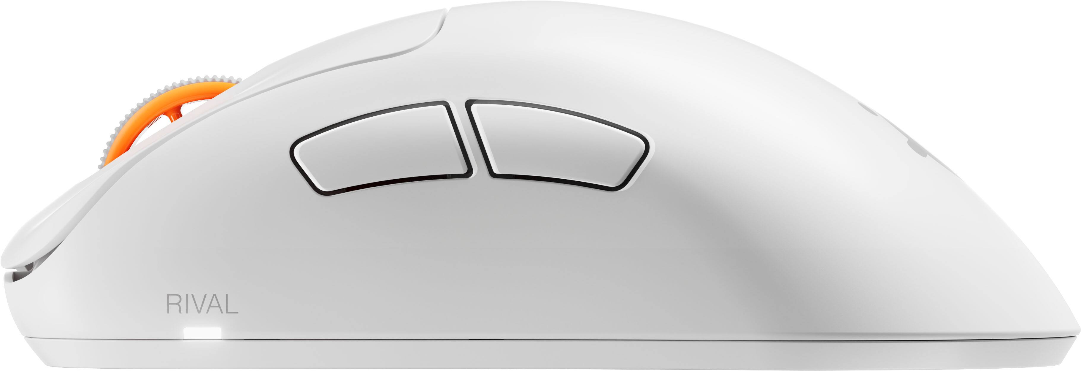Alt View 11. SteelSeries - Rival Pro Mini Wireless Optical Ergonomic Gaming Mouse with 8K Polling – Ultra-Wideband/RF for PC - White.