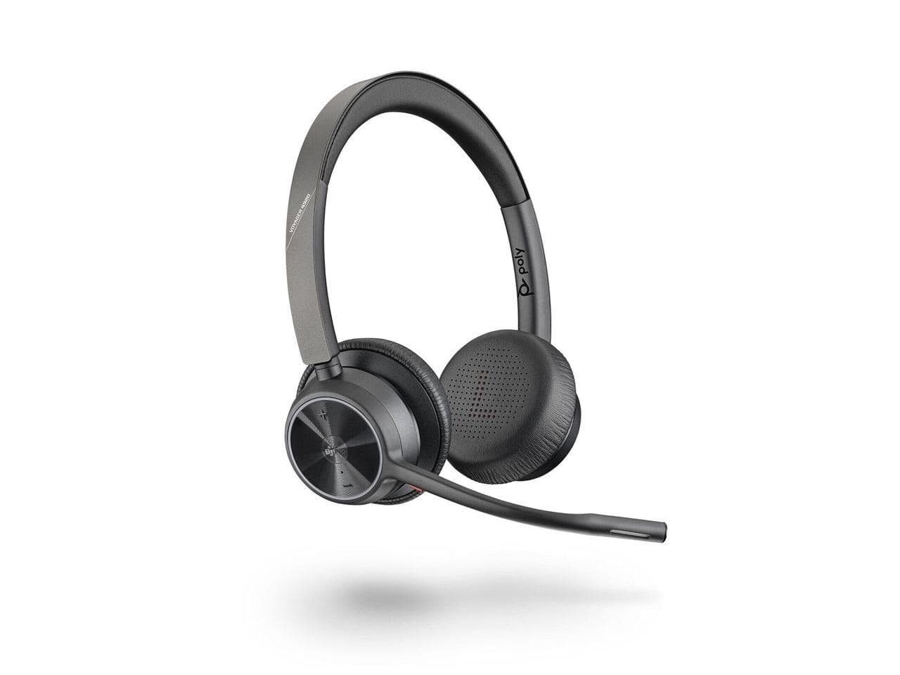 HP - Poly Voyager 4320 Teams USB-C Headset + BT700 Dongle, Stereo Bluetooth 298.6 ft - Blue