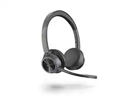 HP - Poly Voyager 4320 Teams USB-C Headset + BT700 Dongle, Stereo Bluetooth 298.6 ft - Blue