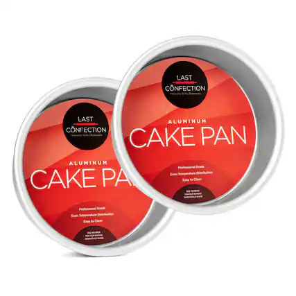 LAST CONFECTION
Heavenly Sinful Bakeware
ALUMINUM CAKE PAN
Professional Grade
Even Temperature Distribution
Easy to Clean
SEE REVERSE FOR ESSENTIALS GUIDE