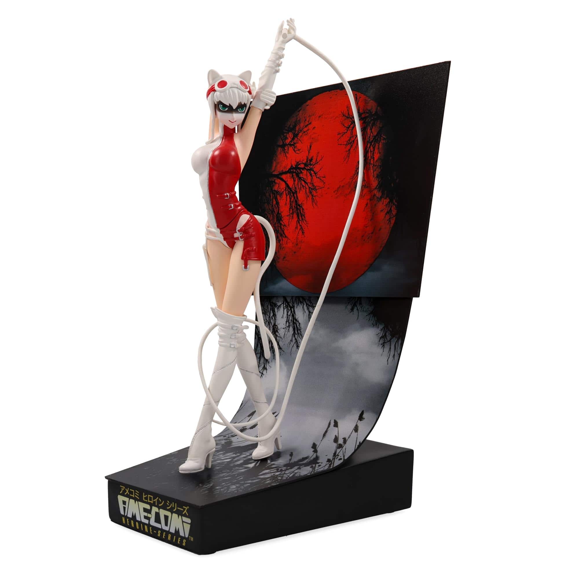 Factory Entertainment - DC Comics Catwoman 10 Inch Ame-Comi Premium Motion Statue - Kabuki Variant - Black