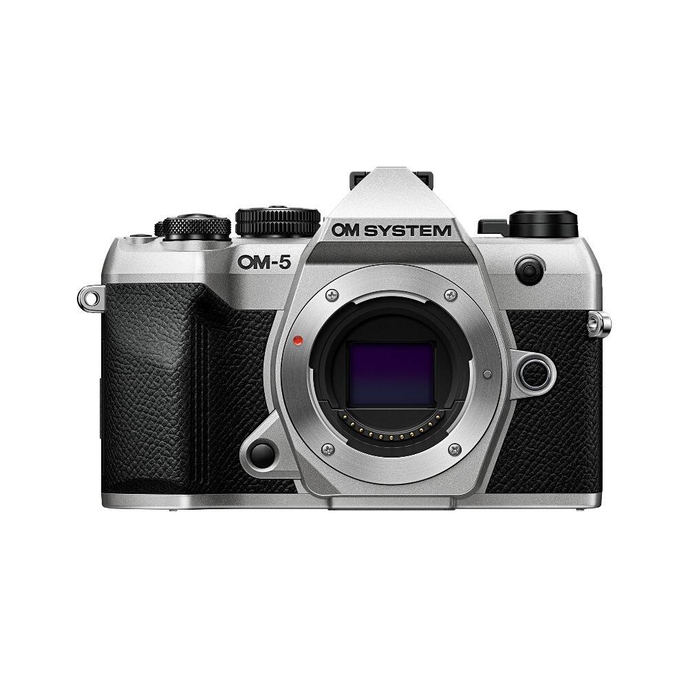 OM System - OM-5 Mark II High Autofocus and 4K Video Mirrorless Camera (Silver)