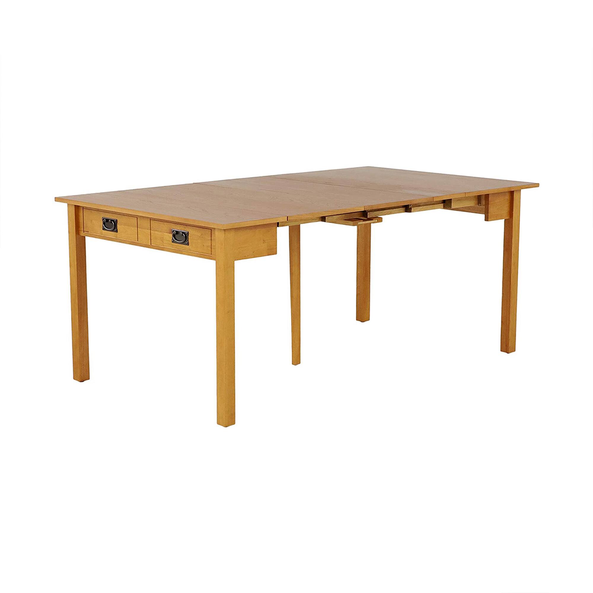 Alt View 7. Stakmore - Stakmore Traditional Expanding Table, Oak Frame - Oak.