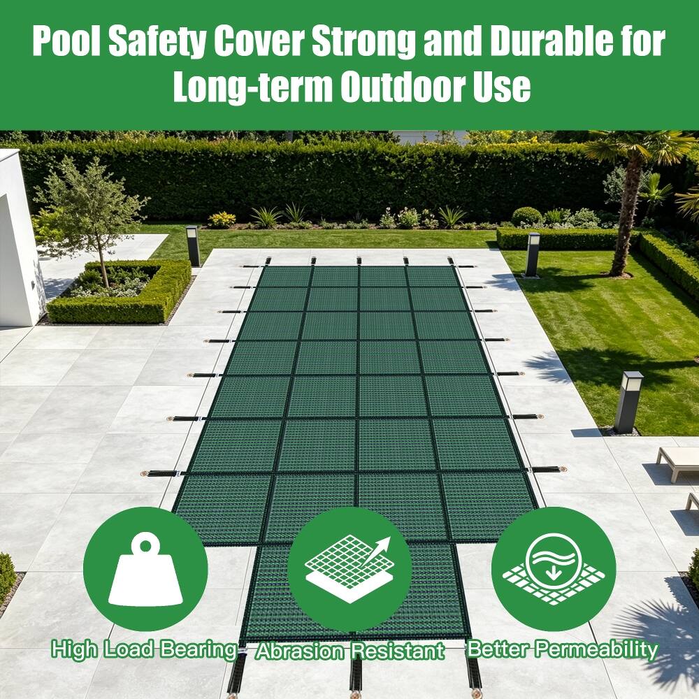 Pool Safety Cover Strong and Durable for Long-term Outdoor Use

High Load Bearing - Abrasion Resistant - Better Permeability