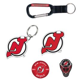 WinCraft - New Jersey Devils 5-Pack Key Ring and Fridge Magnet Set - Multicolor