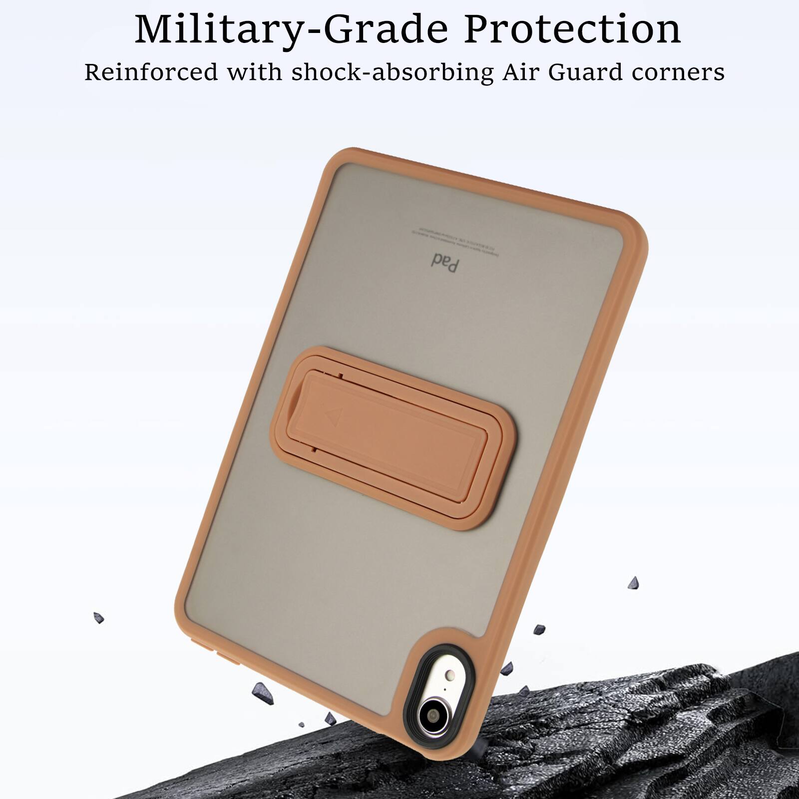 Military-Grade Protection  
Reinforced with shock-absorbing Air Guard corners