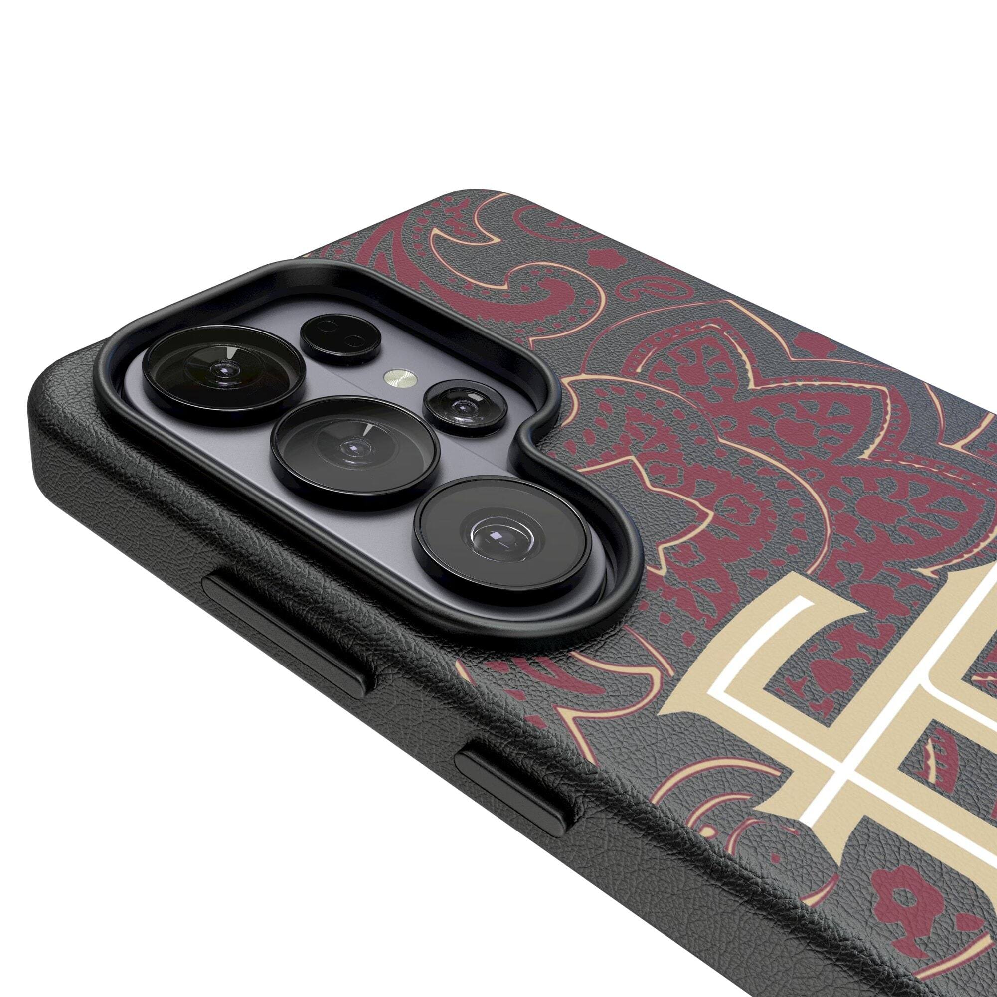 Alt View 2. Keyscaper - Florida State Seminoles Athletic Wordmark Galaxy Magnetic Bump Case - S25 - Black.