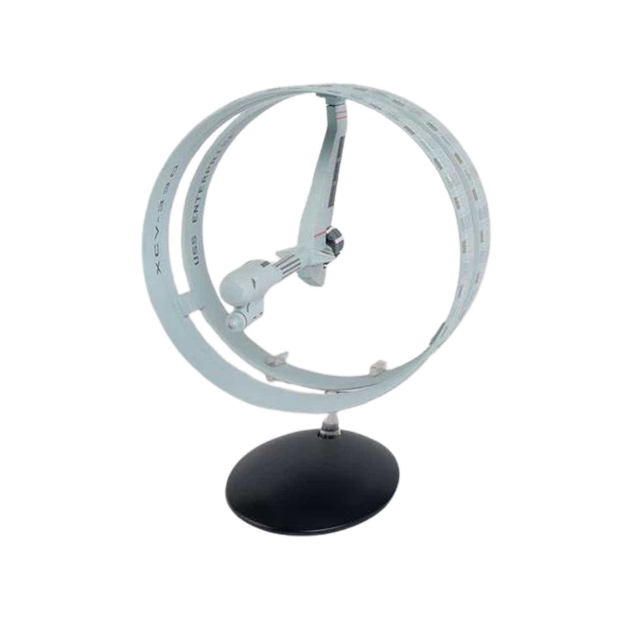 Alt View 3. Eaglemoss - Eaglemoss Star Trek StarShip Replica | Enterprise XCV-330 - Grey.