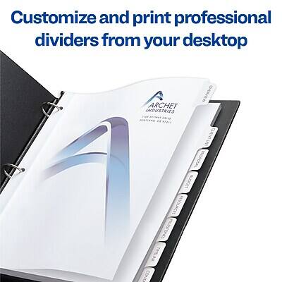 Customize and print professional dividers from your desktop

ARCHET INDUSTRIES

CLIENT
BUDGET
RESOURCES
PLANNING
TIMELINE
CONTACT